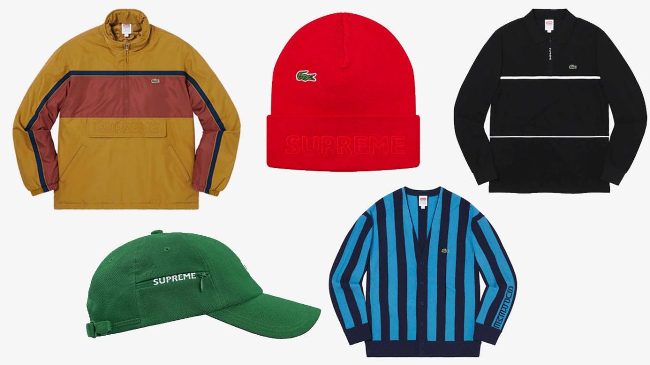 This Lacoste X Supreme collection might be the closest thing to a Supreme golf line yet Golf Equipment Clubs Balls Bags Golf Digest